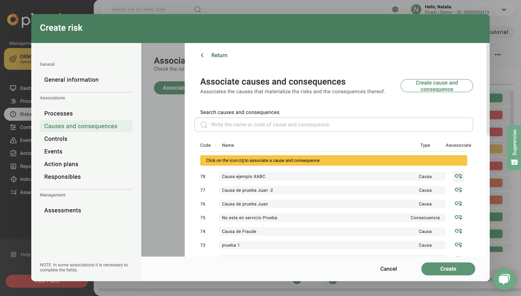 How does the risk module work?