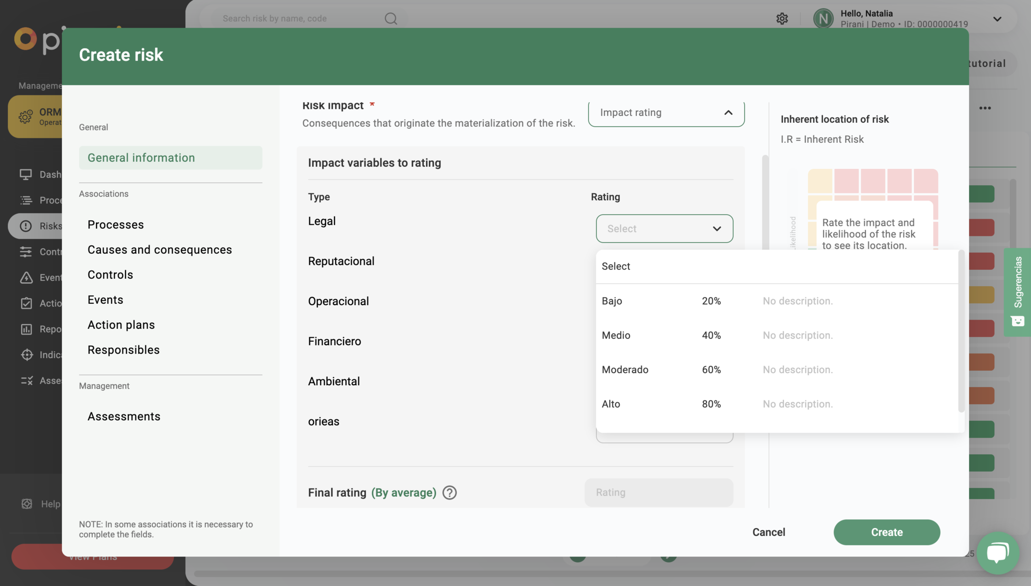 How does the risk module work?