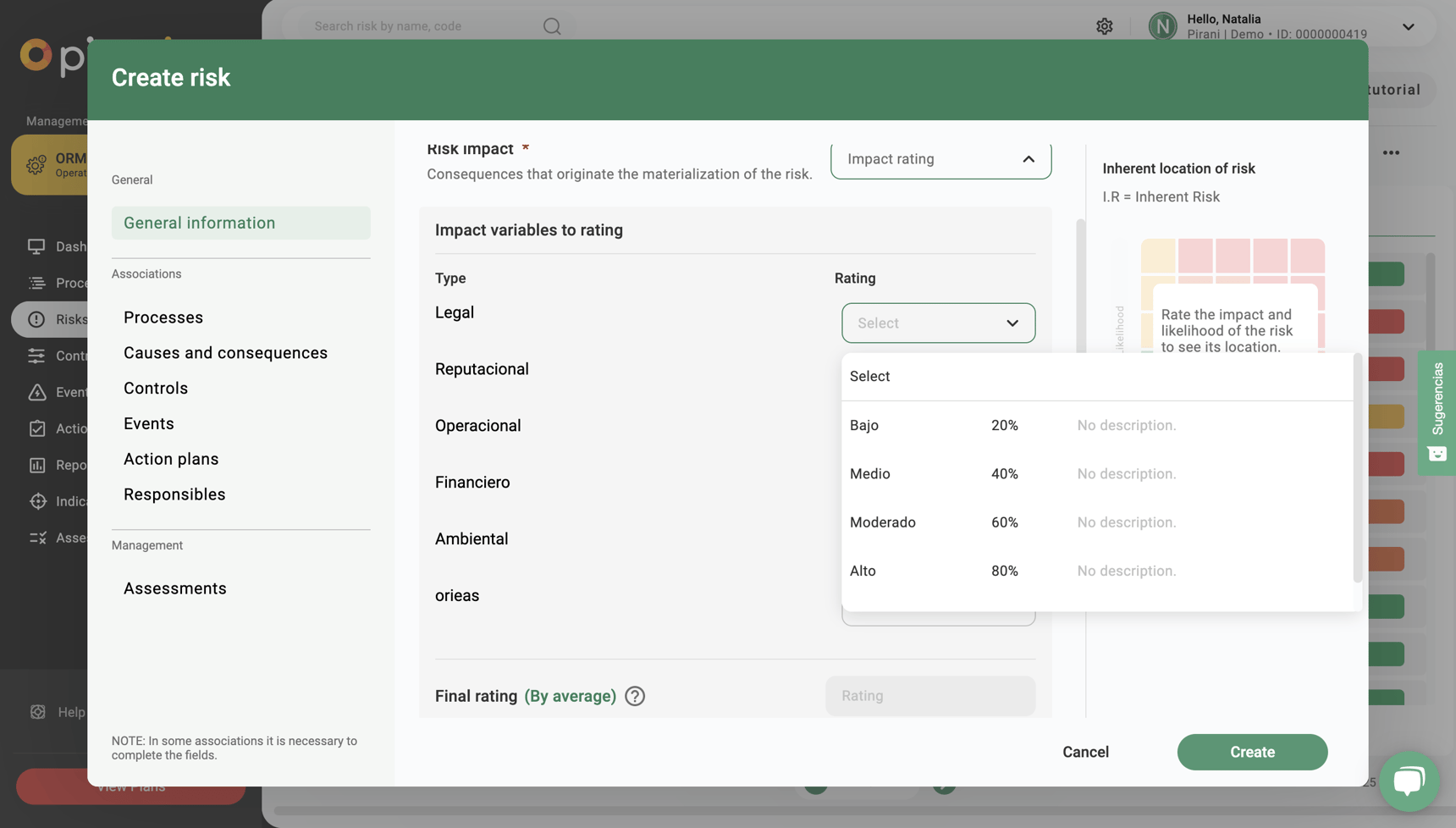 How does the risk module work?