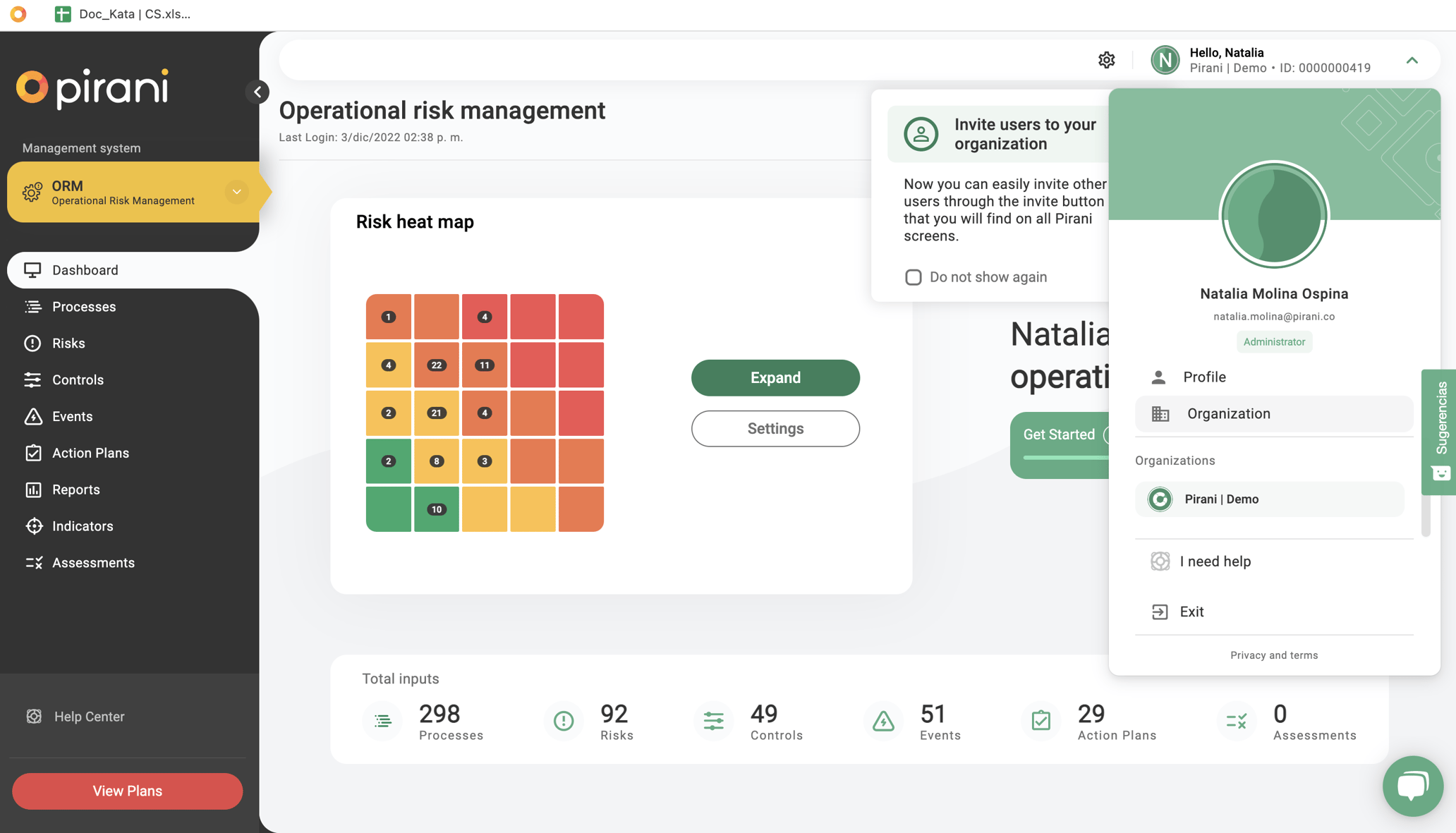 How does the events module work?