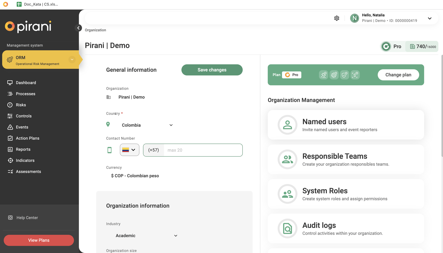How does the events module work?